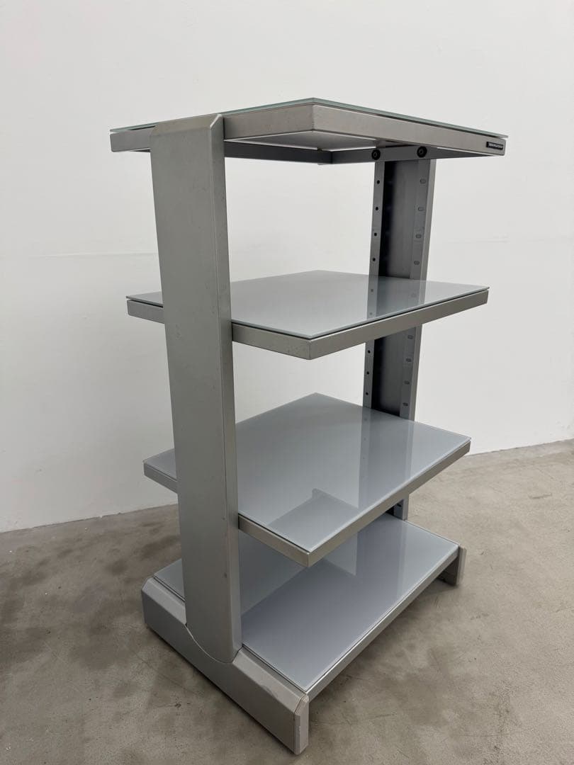 SOUND ORGANISATION オーディオラック ガラス スチール 5段