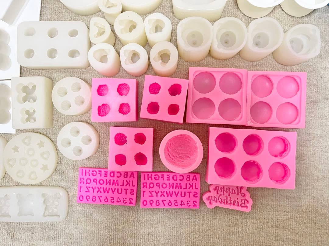 C*o様 キャンドルモールド キャンドル型　セット　約100個　シリコンモールド