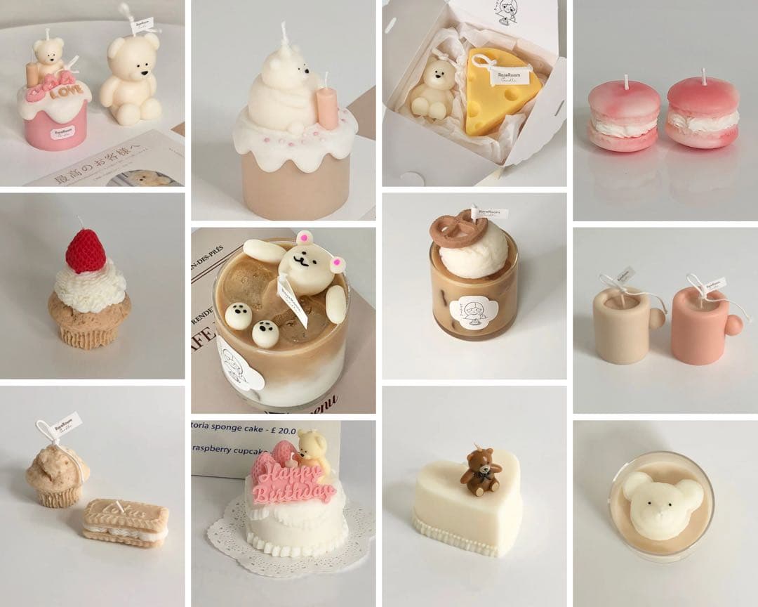 C*o様 キャンドルモールド キャンドル型　セット　約100個　シリコンモールド