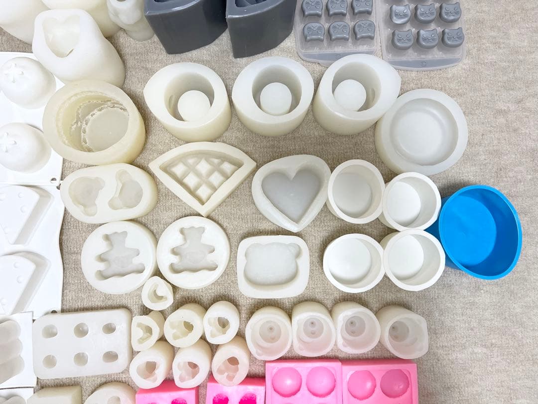 C*o様 キャンドルモールド キャンドル型　セット　約100個　シリコンモールド