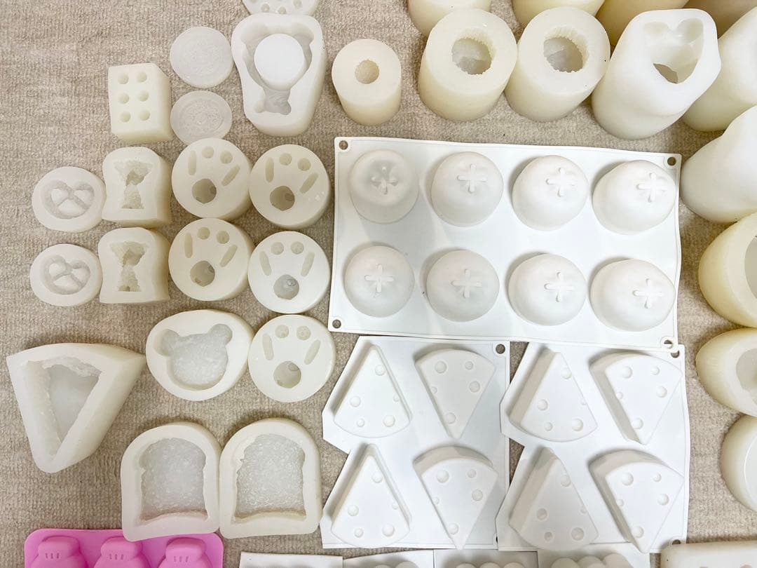 C*o様 キャンドルモールド キャンドル型　セット　約100個　シリコンモールド