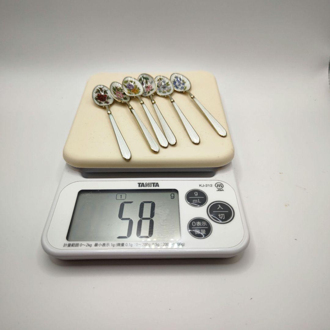 英国ヴィンテージ☆イギリス スターリングシルバー☆スプーン6本セット