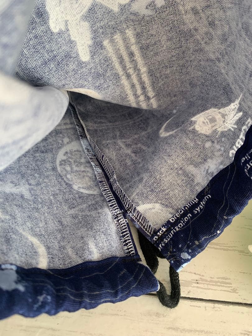 【宇宙柄】マチ付きレッスンバッグほか入園入学４点セット