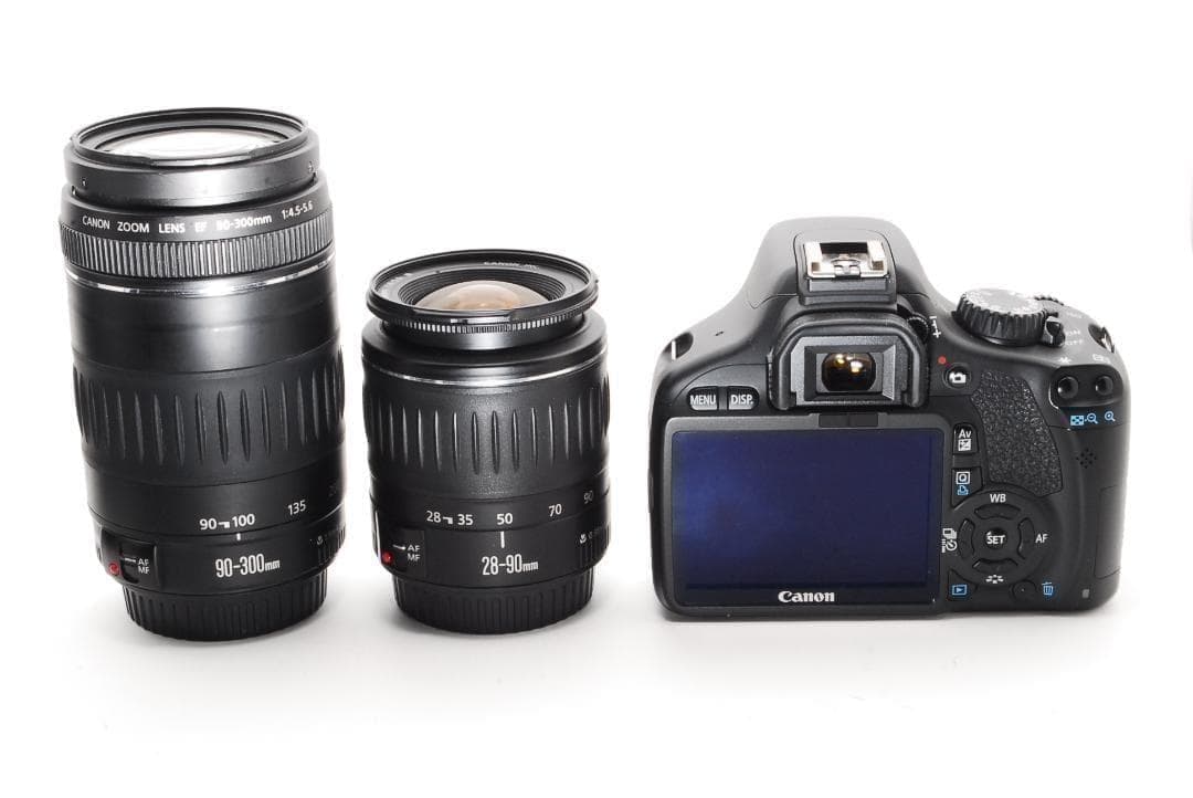 軽量ボディCano kiss X4ダブルレンズセット ショット数わずか