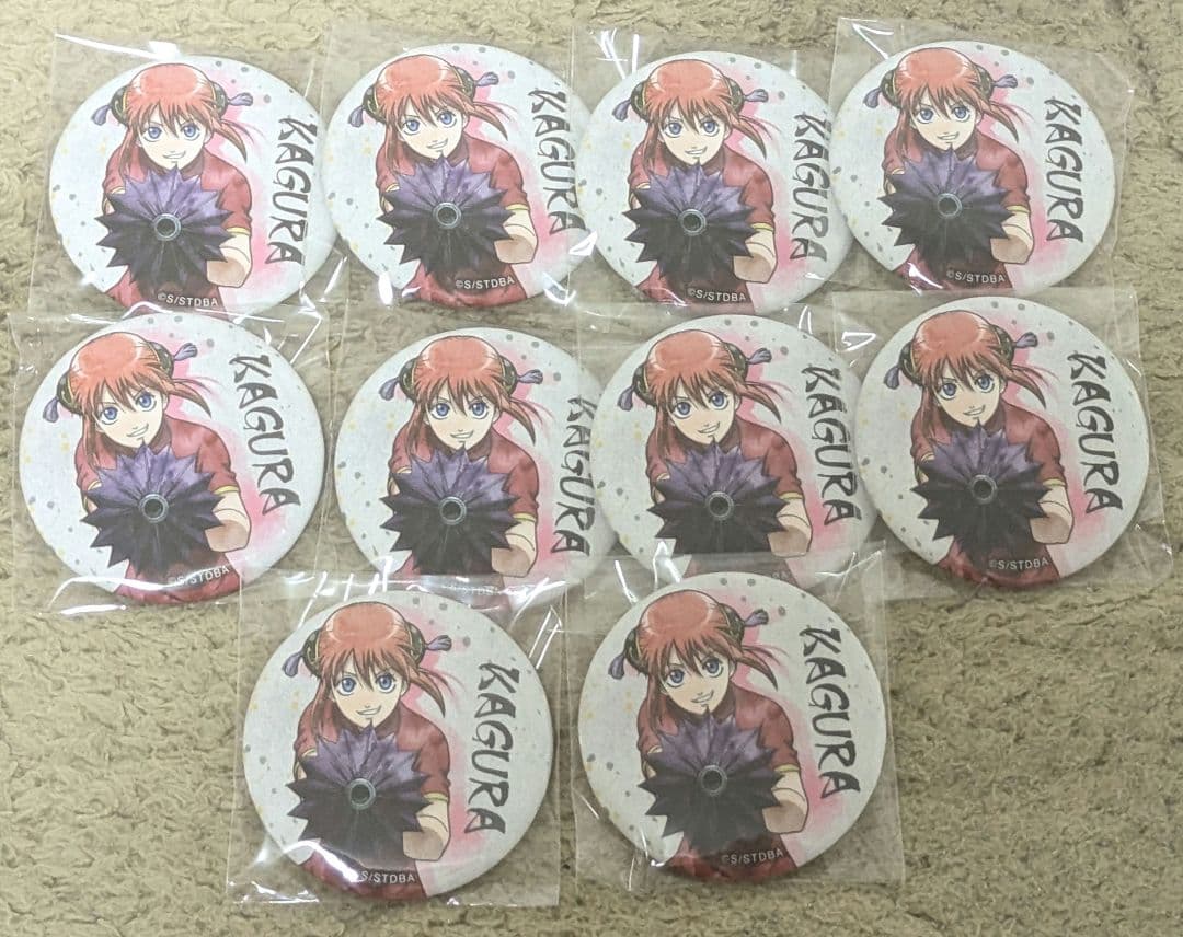 銀魂 キャラバッジ 紅桜篇　缶バッジ 神楽