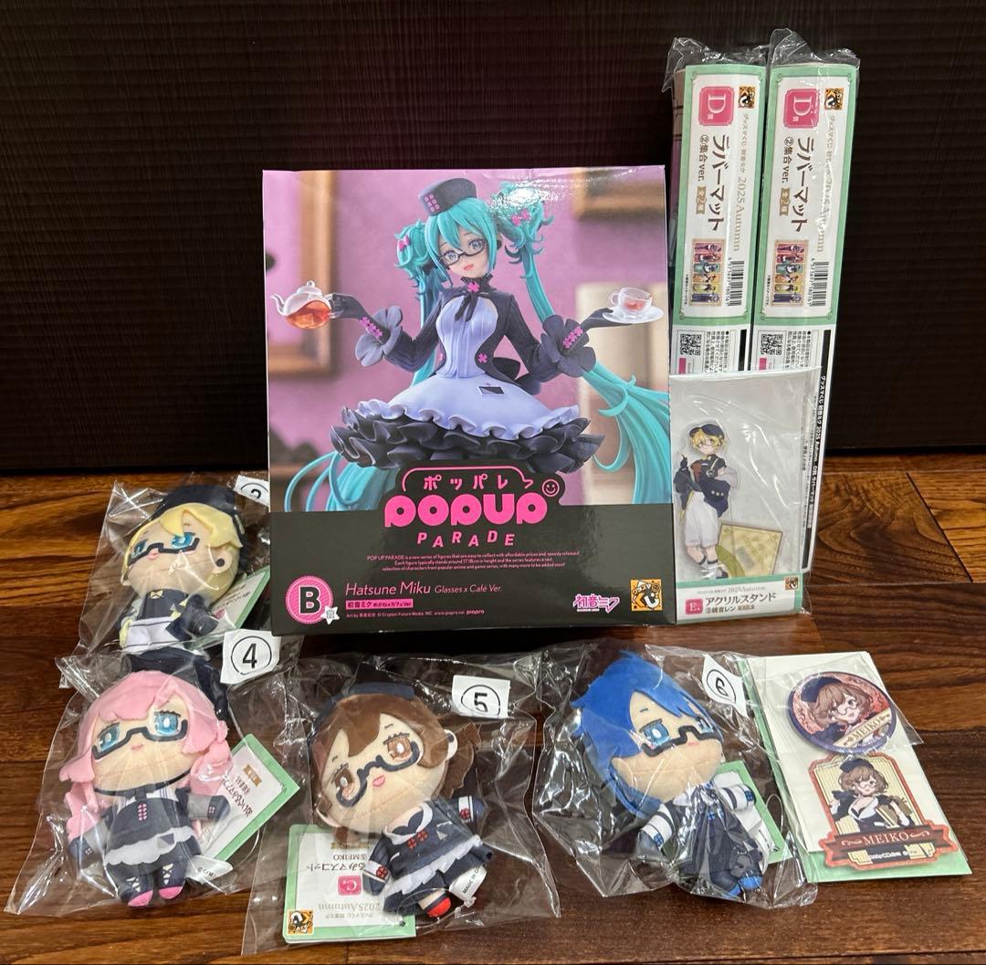 グッスマくじ 初音ミク ポッパレフィギュア ラバーマット アクリルスタンド