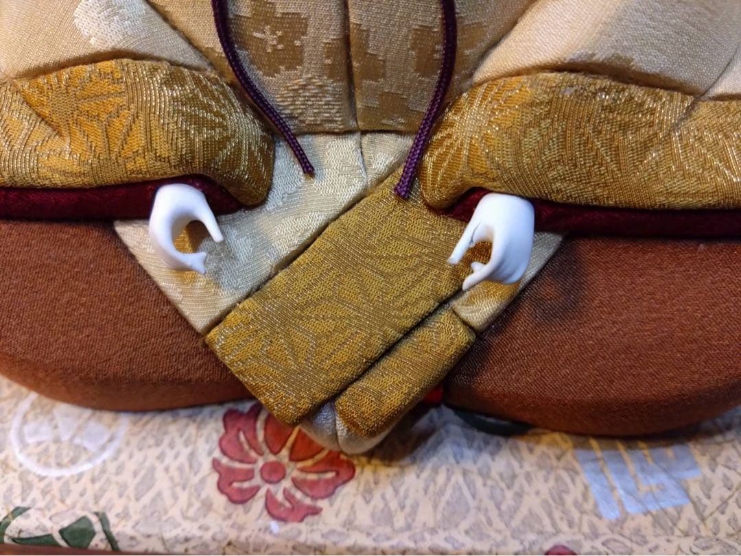 江戸木目込人形　雛人形　親王飾り　雛飾り一式　粋玉作　羽子板　匿名配送