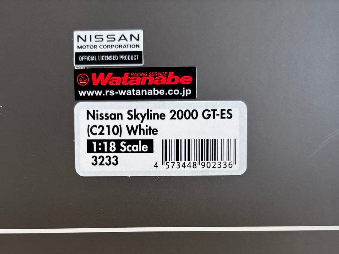 1/18ミニカー イグニッションモデル　日産スカイライン　ジャパン【新品】