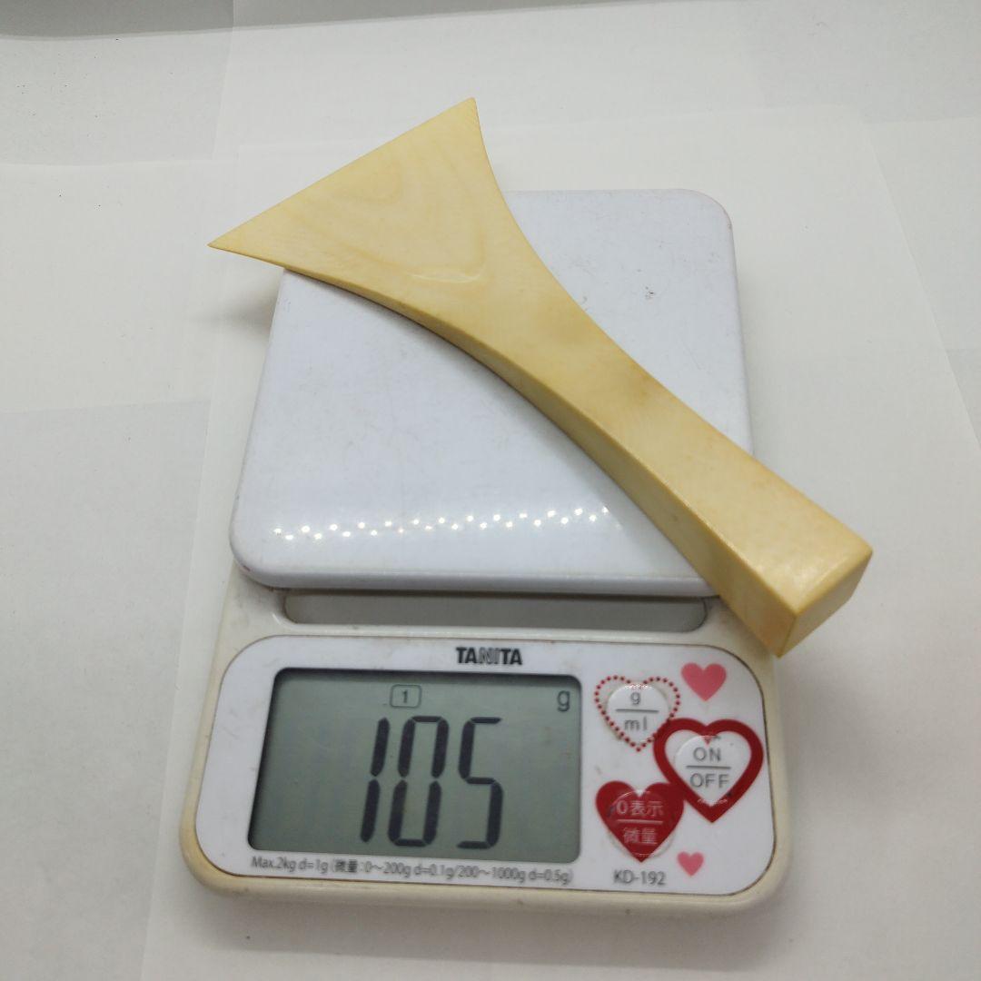天然素材　和楽器 弦楽器　三味線 撥 バチ 重さ約　1 05g
