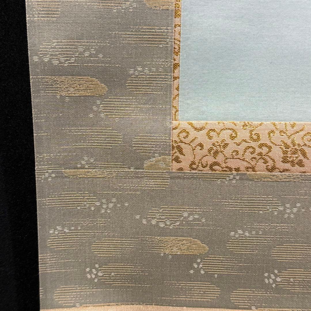 K49 鈴木秀光「群鯉」 掛軸 日本画 絹本 共箱