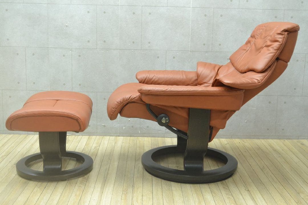 エコーネス　レノ　リクライニングチェア　オットマン付