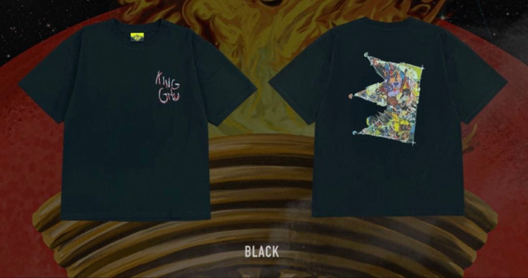 King Gnu CLOSING CEREMONY 黒Tシャツ　Mサイズ