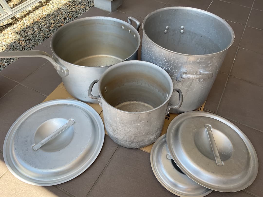 アルミ鍋　寸胴　３点セット　AKAO DON original 業務用