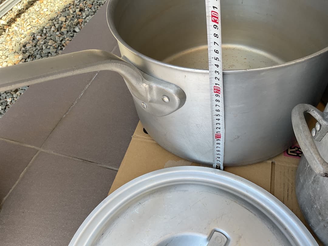 アルミ鍋　寸胴　３点セット　AKAO DON original 業務用