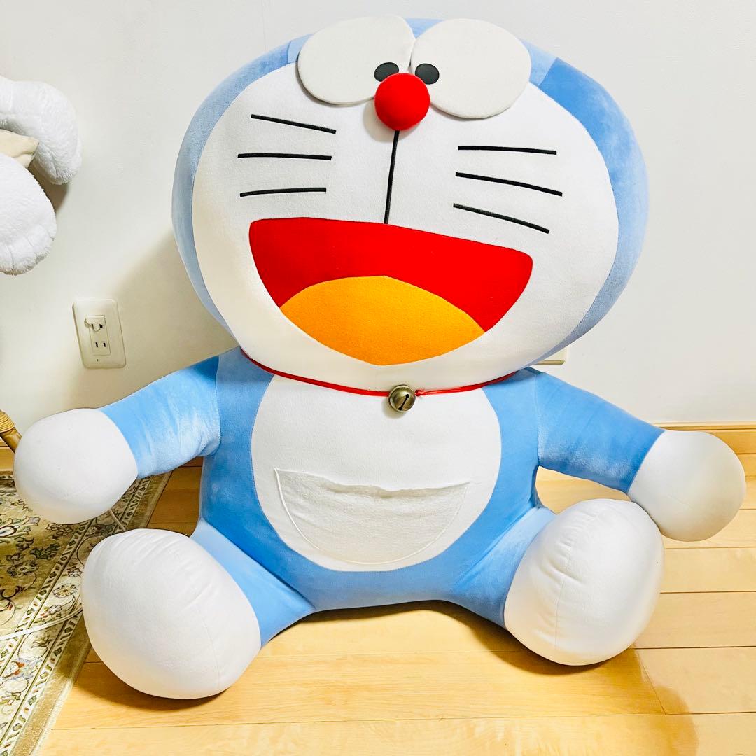 【状態良好・希少・レア】ドラえもん ぬいぐるみ　等身大 かわいい タグ付き