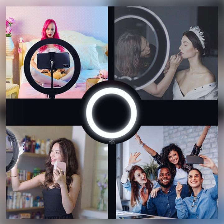 120個もの高輝度SMD/LED搭載★修正なしで配信OKの美しさ♪❤リングライト