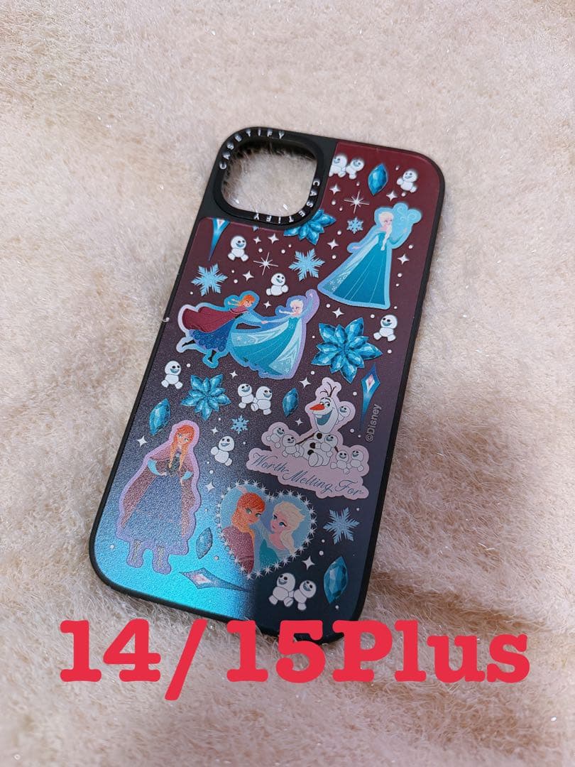 cacetify iPhone14/15Plus アナと雪の女王　エルサ　アナ