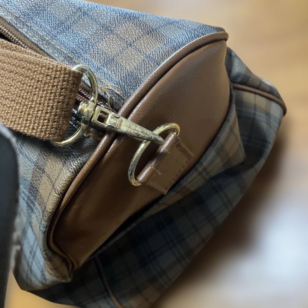 激レア！サンリオMr. Bear's Dream チェック柄ボストンバッグ