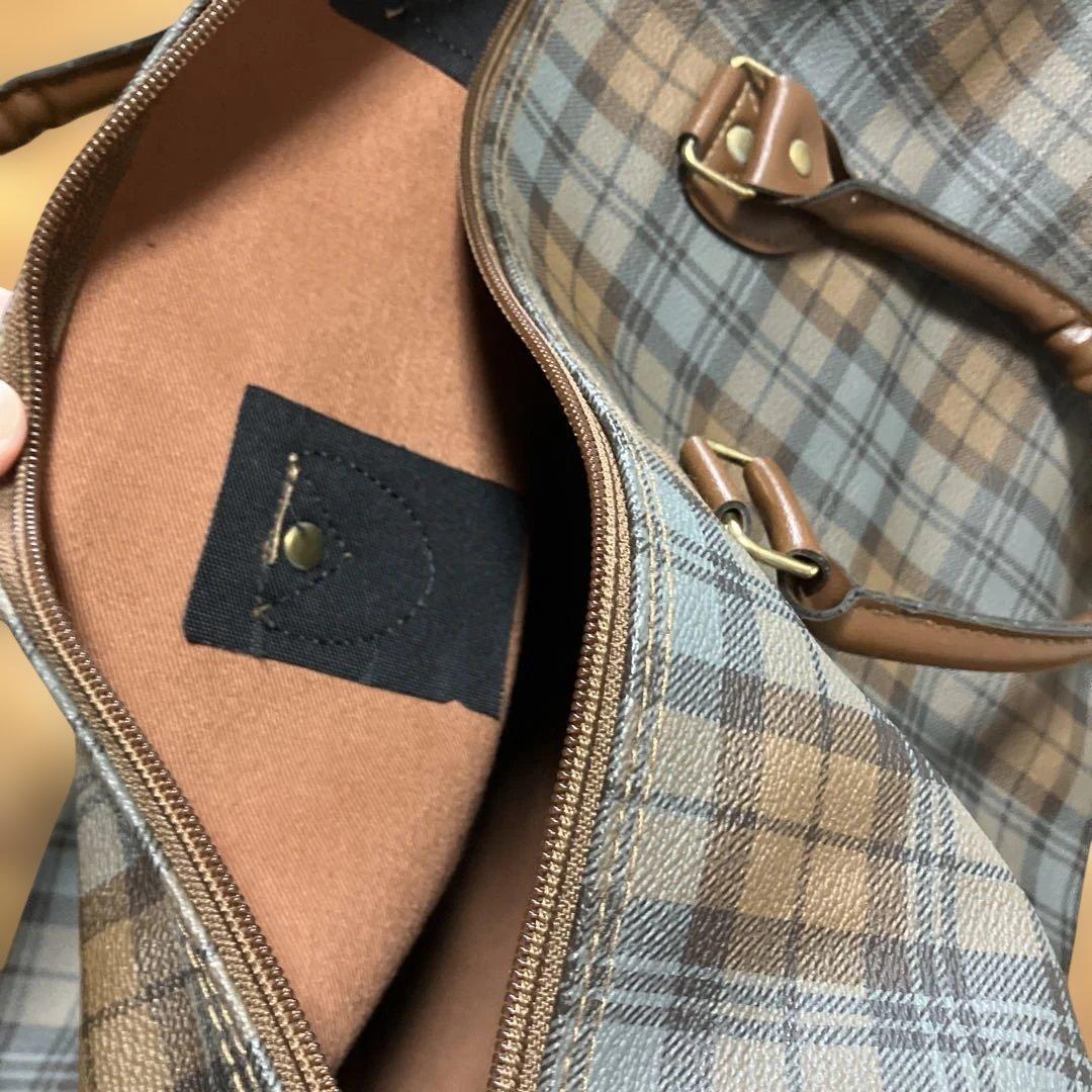 激レア！サンリオMr. Bear's Dream チェック柄ボストンバッグ