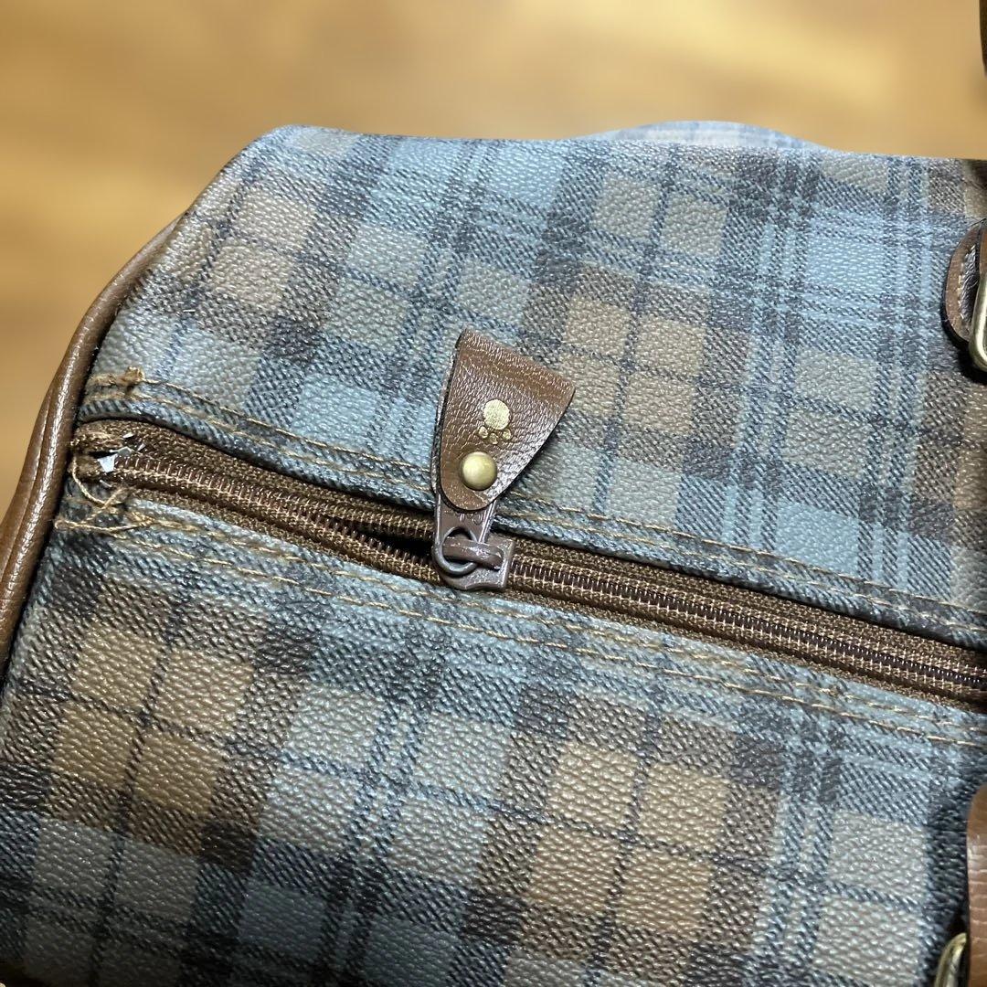 激レア！サンリオMr. Bear's Dream チェック柄ボストンバッグ