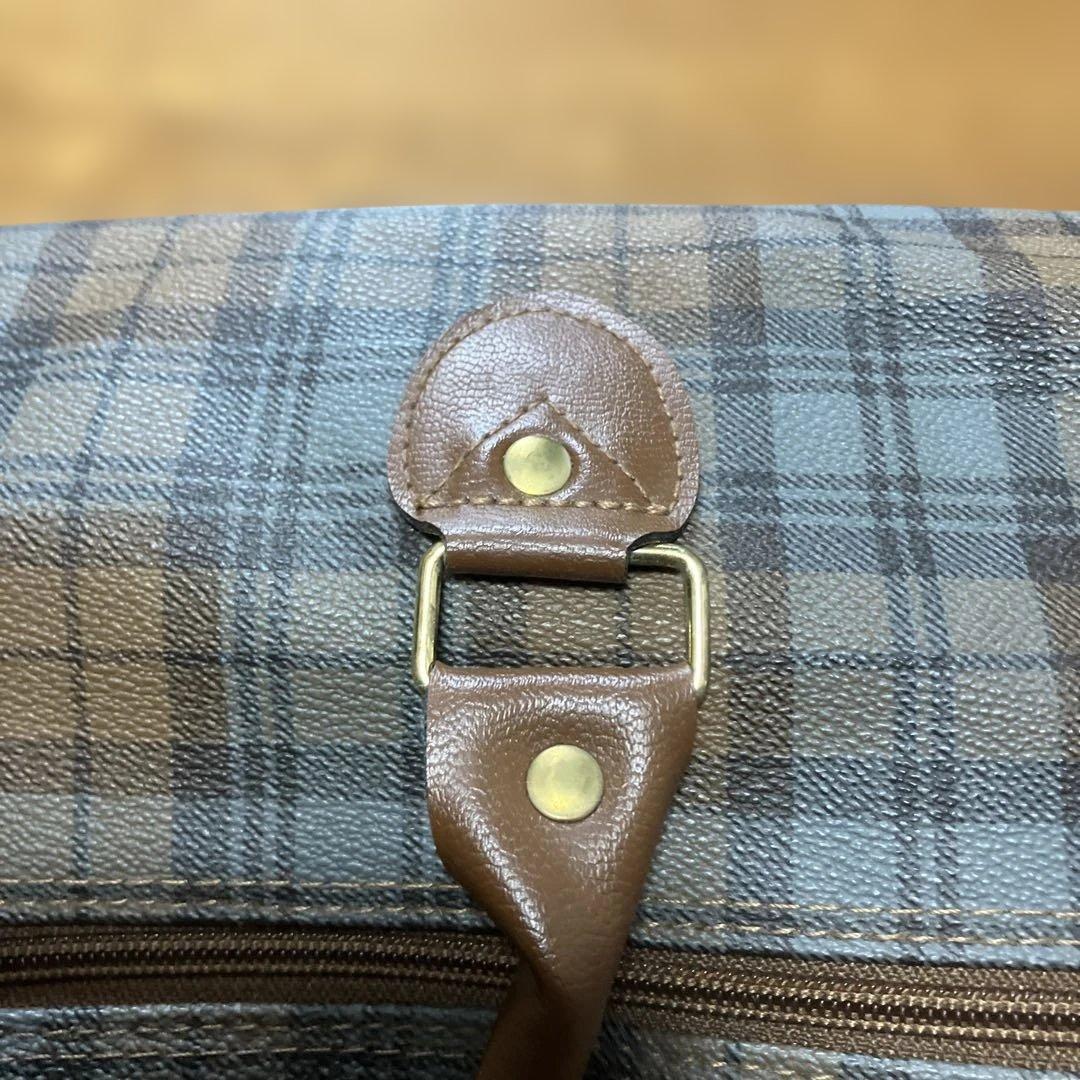 激レア！サンリオMr. Bear's Dream チェック柄ボストンバッグ