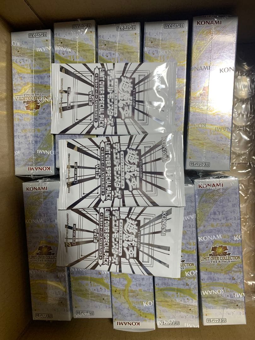 遊戯王　リミットオーバーコレクション　ザライバルズ　シュリンク付き　10BOX