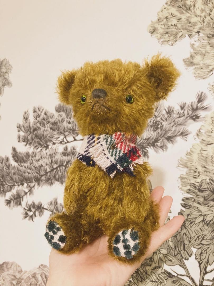 ハンドメイド　テディベア　ジンジャー