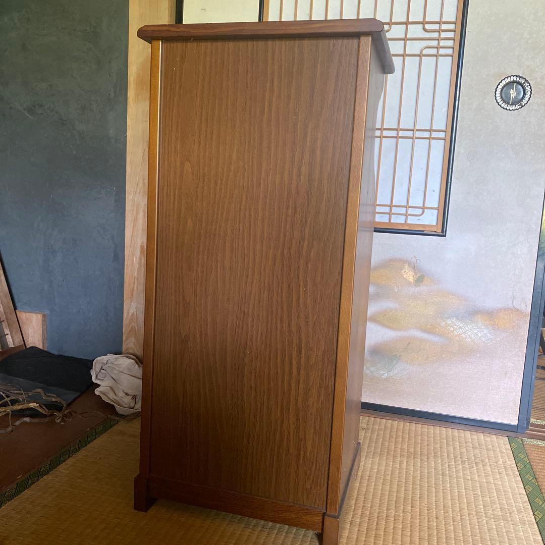 木製　karimoku 電話台　オールドカリモク　アンティーク