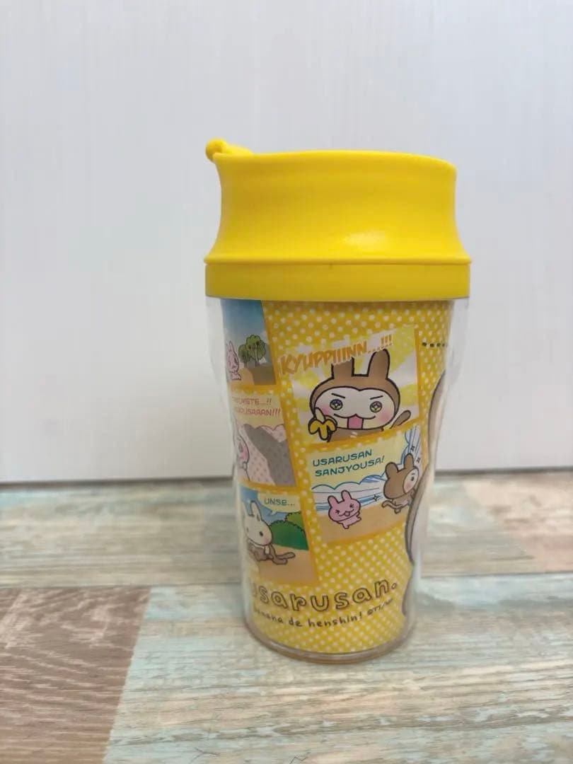 希少　うさるさん　Y2K usarusan キャラクター　レトロ　タンブラー