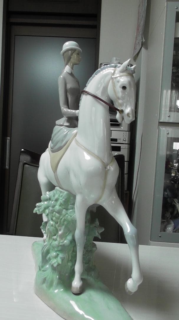 LLADRO　リヤドロ　【白い馬の少女】9　45ｃｍ　リアドロ 　　L473