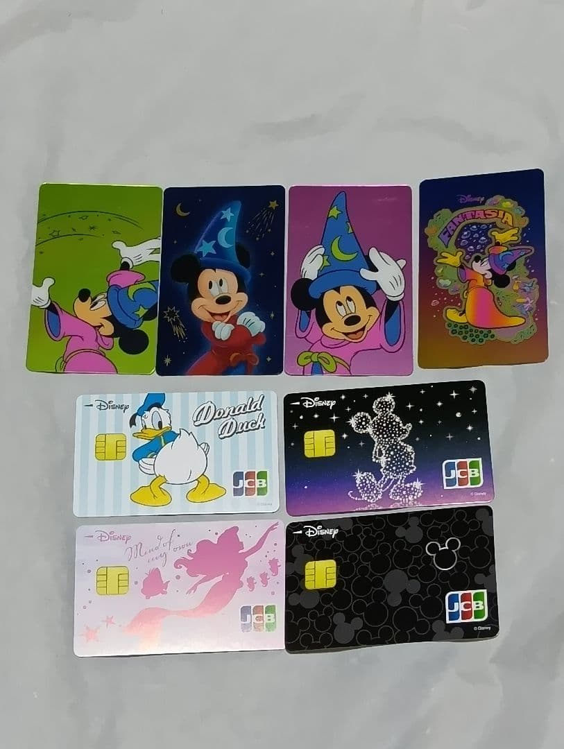 ディズニーザマーケット　カードセット 8枚　じゃんけんカード　ロルカナ　JCB