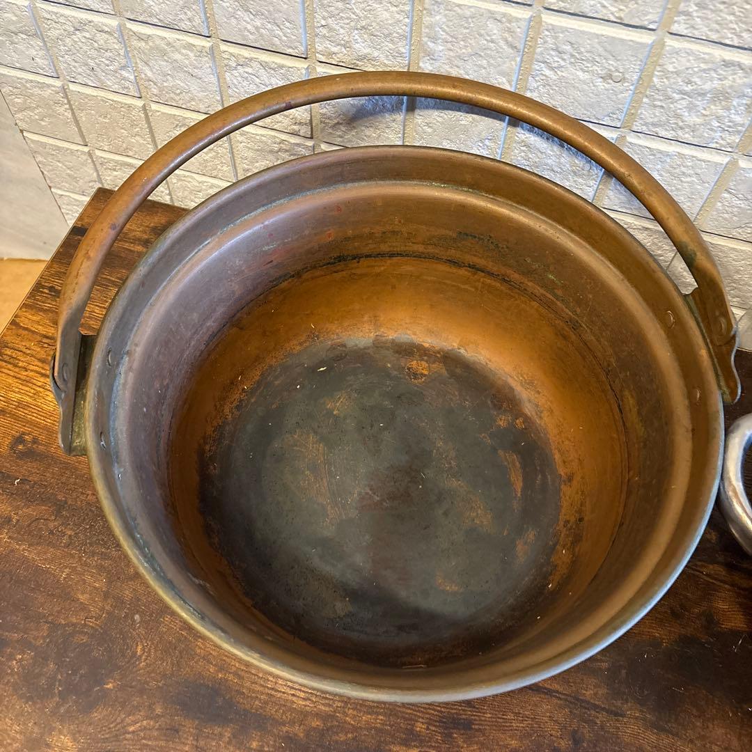 大鍋37cm両手業務用 銅鍋36型