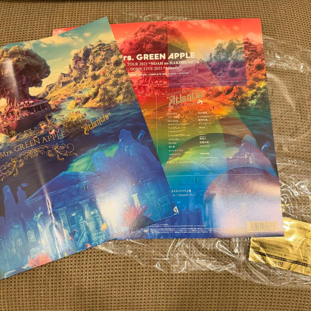 Mrs. GREEN APPLE 完全生産限定盤（BOXとグッズのみ）おまけ付