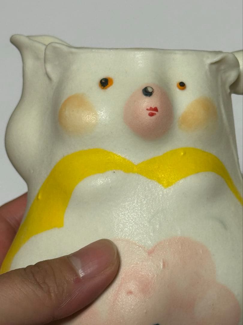 増田光 くまピッチャー 花瓶 フラワーベース