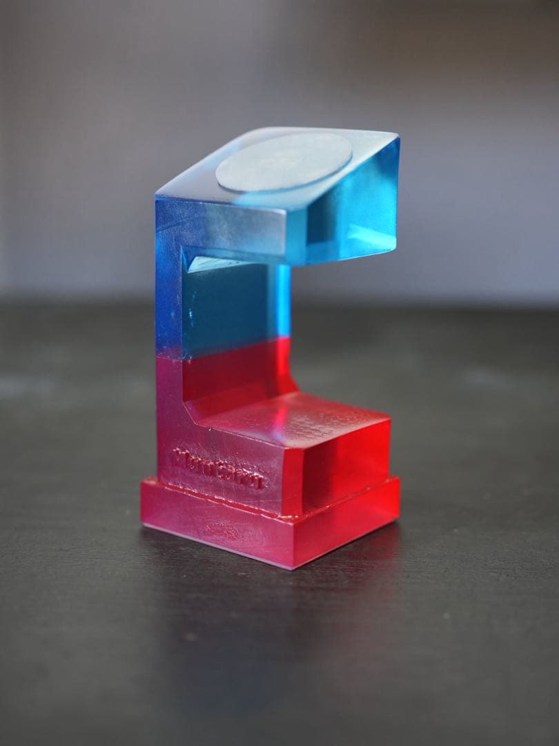 腕時計スタンド クリアレジンムントル バイカラー