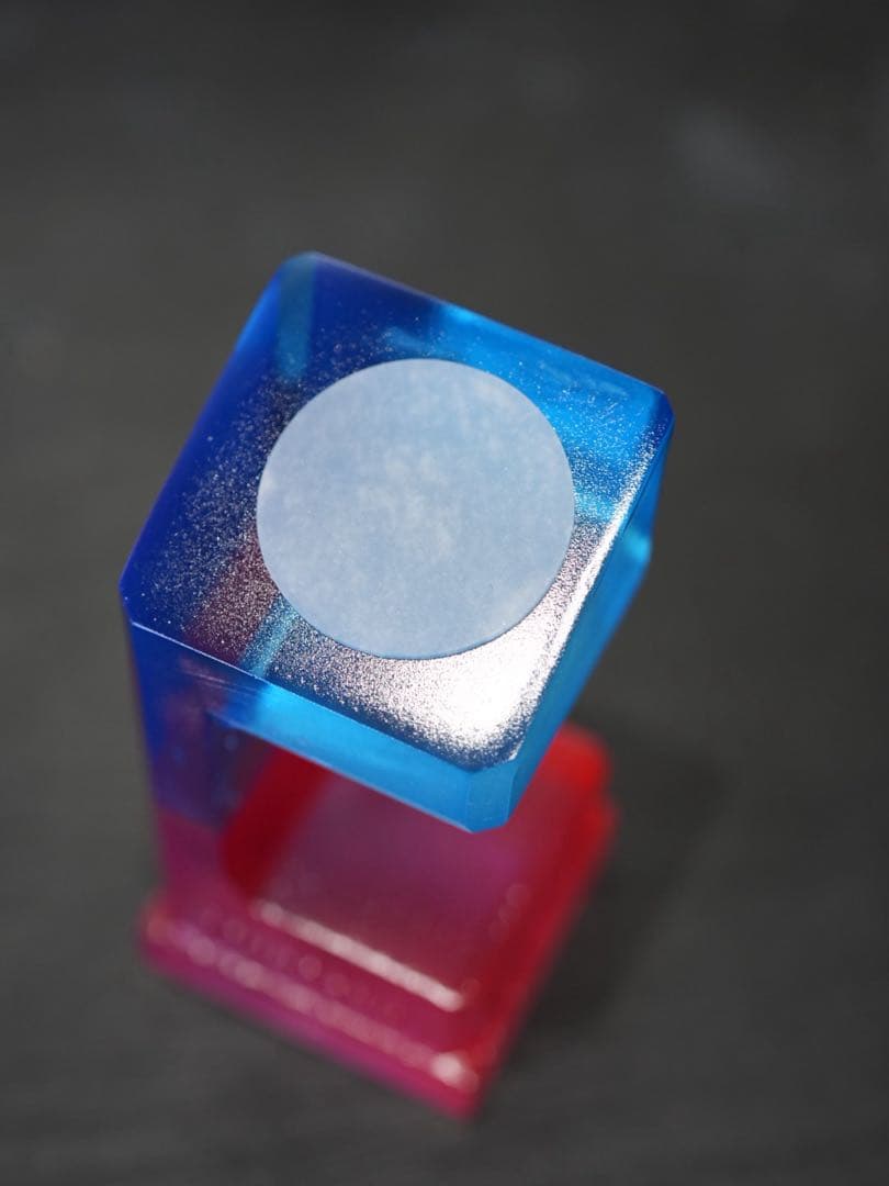 腕時計スタンド クリアレジンムントル バイカラー