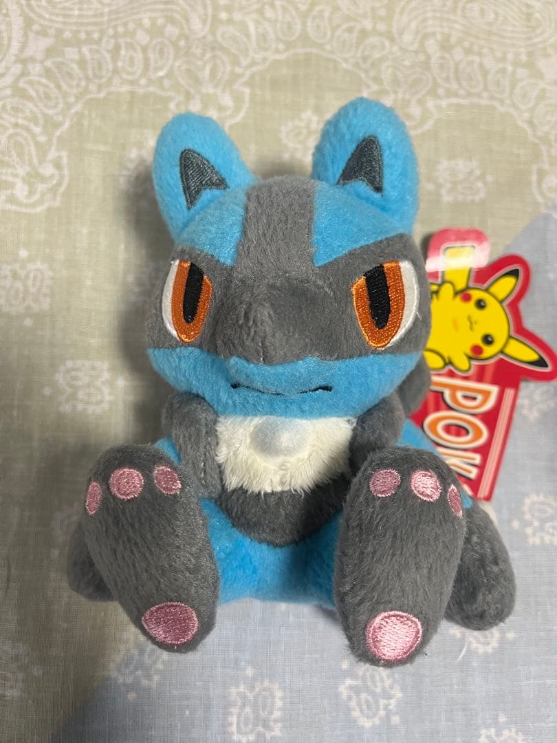 【レア】ポケドール ルカリオ 2007年 USA仕様紙タグ付き