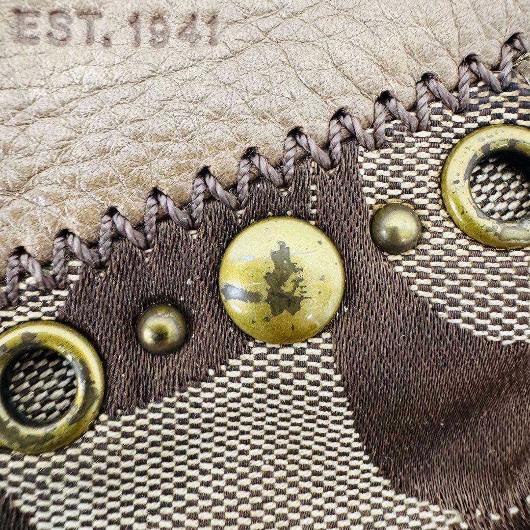 ✨COACH✨コーチ✨シグネチャー✨レオパード✨パッチワーク✨ショルダーバッグ✨