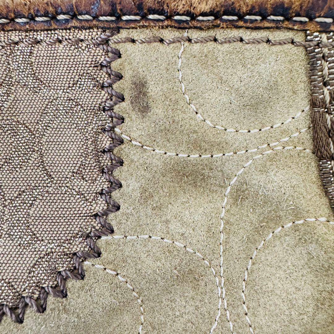 ✨COACH✨コーチ✨シグネチャー✨レオパード✨パッチワーク✨ショルダーバッグ✨