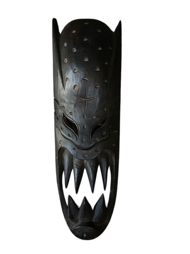 ⭐️フィリピン伝統 木彫りマスク⭐️魔除け 厄除け 壁掛け オブジェ⭐️エスニック‼️‼️