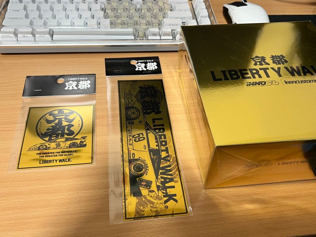 リバティウォーク！京都限定版！RX7ゴールド！