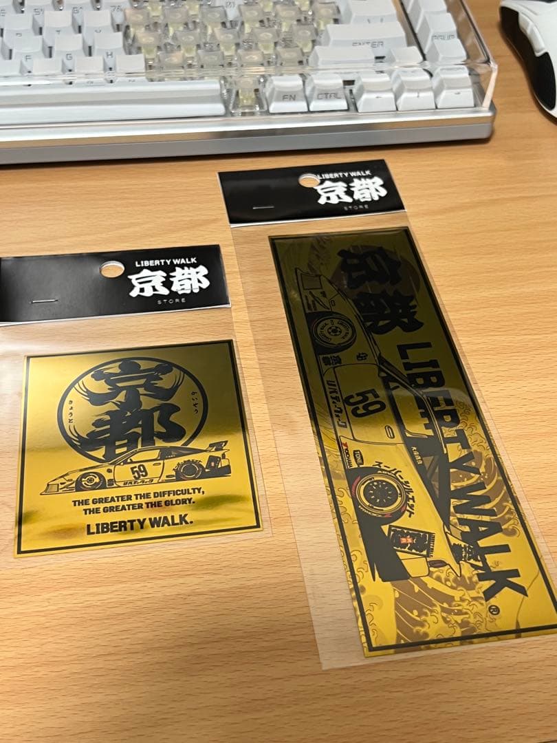 リバティウォーク！京都限定版！RX7ゴールド！