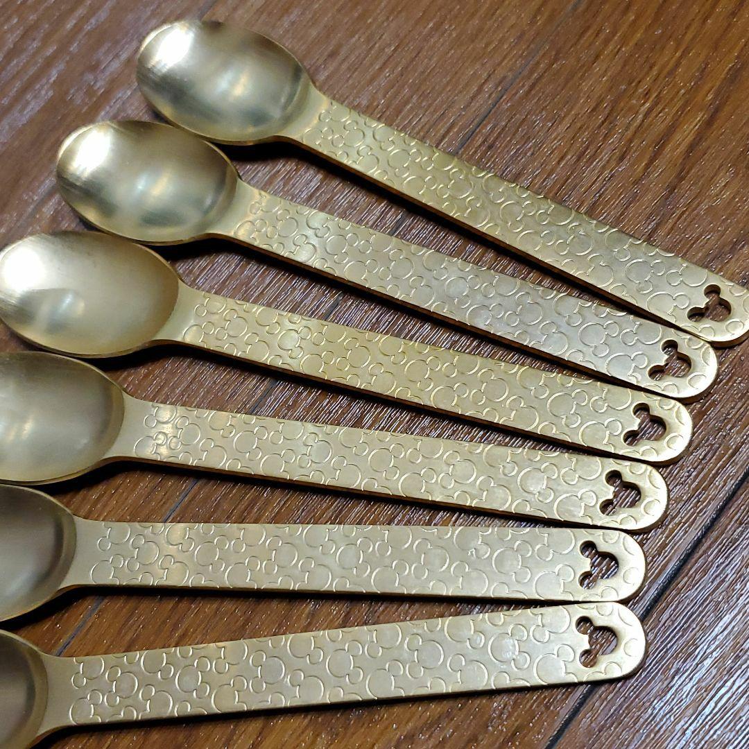 【新品】ミッキー柄　ゴールド　スプーン　ディズニー×Francfranc