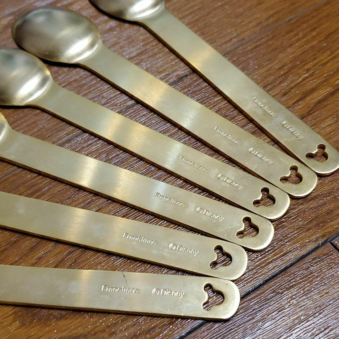 【新品】ミッキー柄　ゴールド　スプーン　ディズニー×Francfranc
