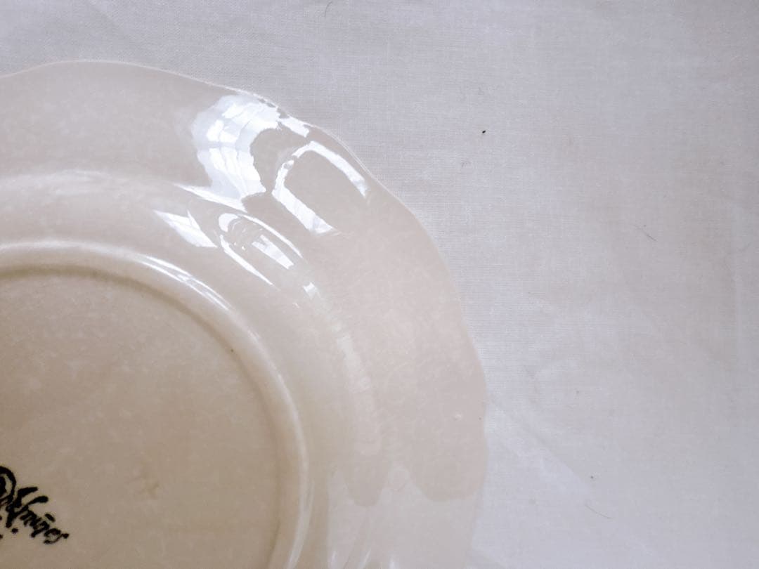 フランスアンティーク　Sarreguemines デザートプレート⑤