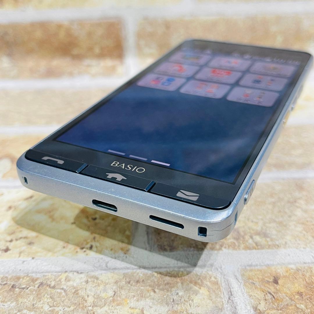 SIMフリー KYOCERA BASIO3 32GB ブルー 電池良好