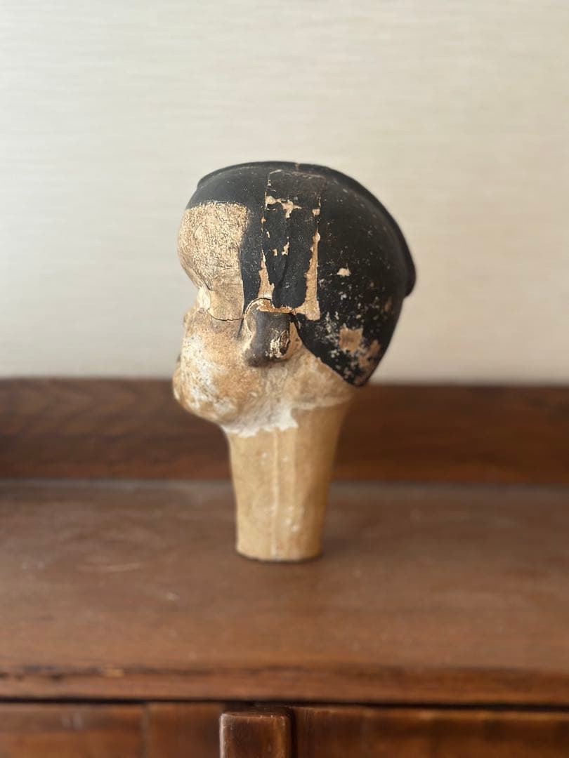 【超レア】　アンティーク　時代物　文楽　浄瑠璃　頭　人形