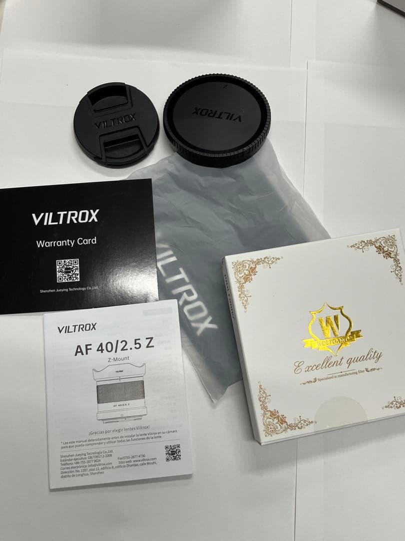 【新同品】VILTROX AF 40mm F2.5 zマウント
