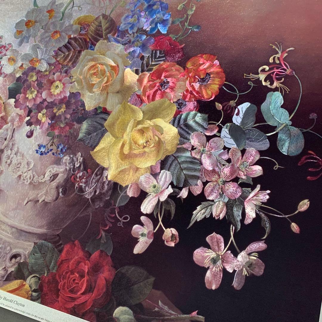 【新品・未使用】DUFEX 英国製 エッチングアート 春の花