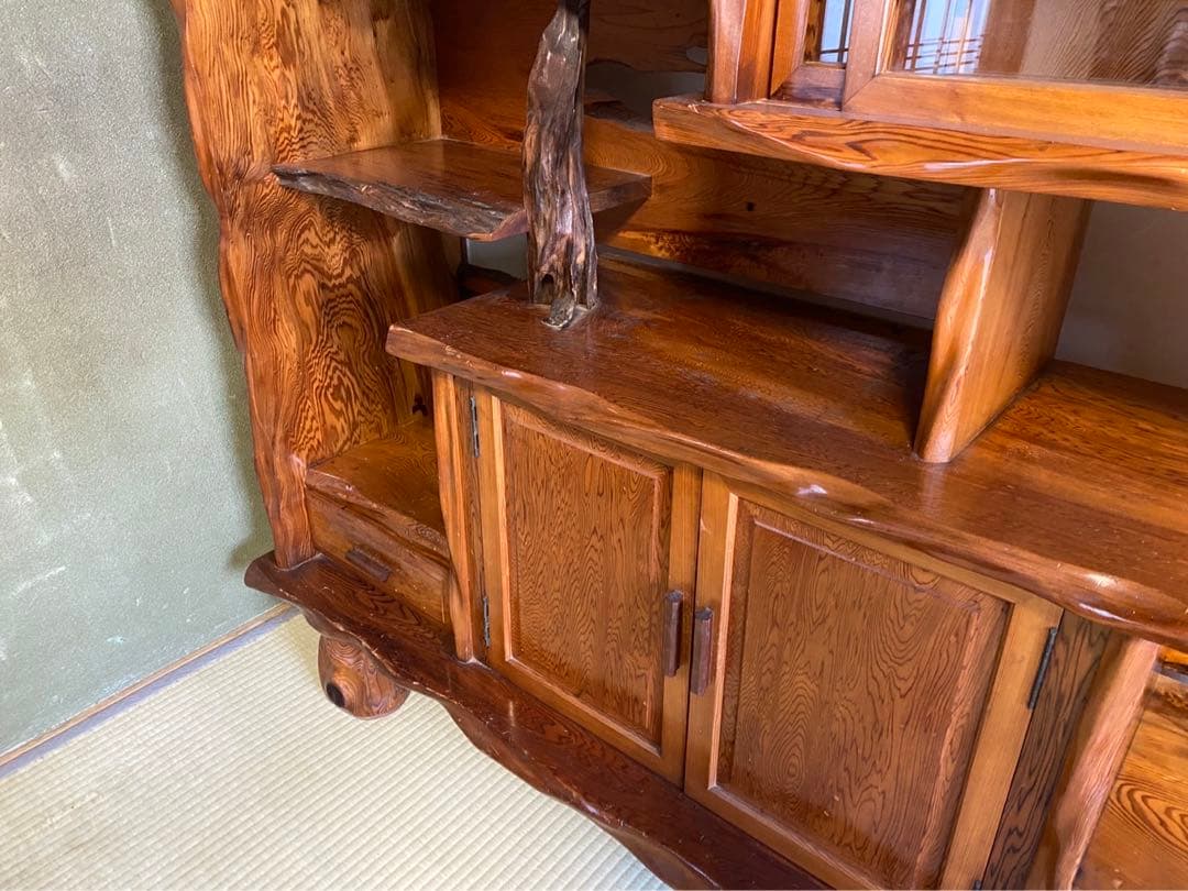 極上　屋久杉　飾り棚　希少屋久杉　アンティーク